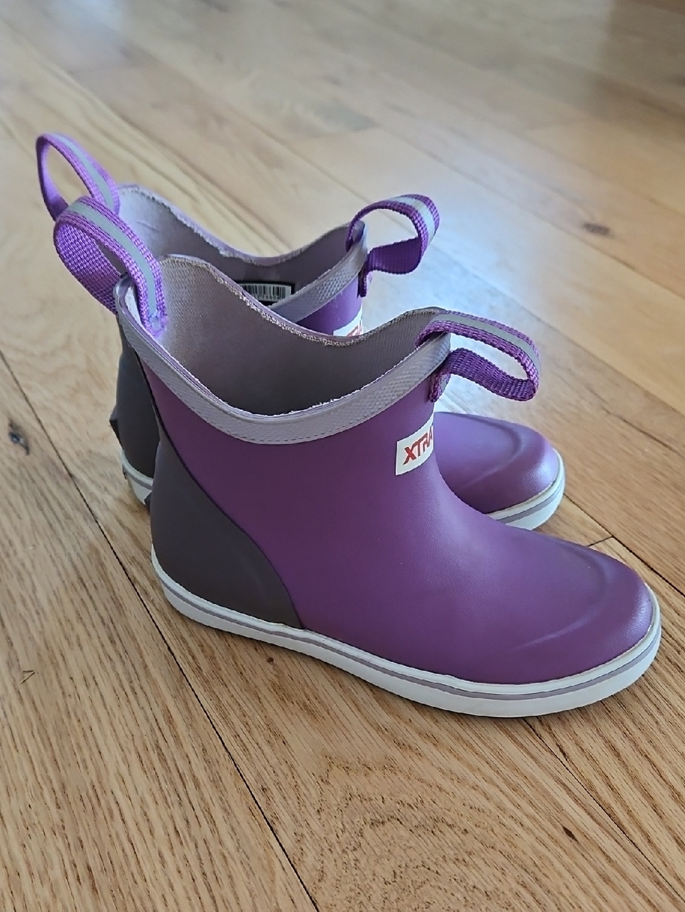 Girl's XTRATUF Boots Size 12 Purple And Gray